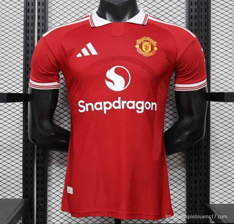 Player Version 26/27 Manchester United Home Jersey