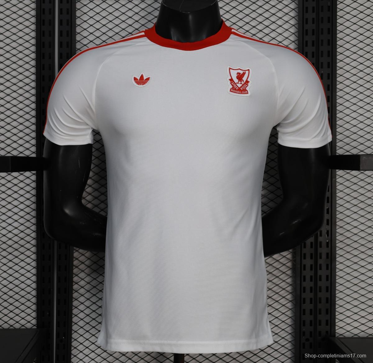 Player Version 26/27 Liverpool  White Terrace Icons Jersey
