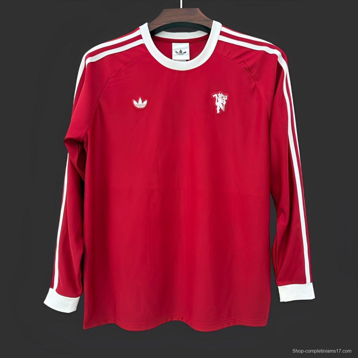 25/26 Manchester United Originals Crew Long Sleeve Sweat