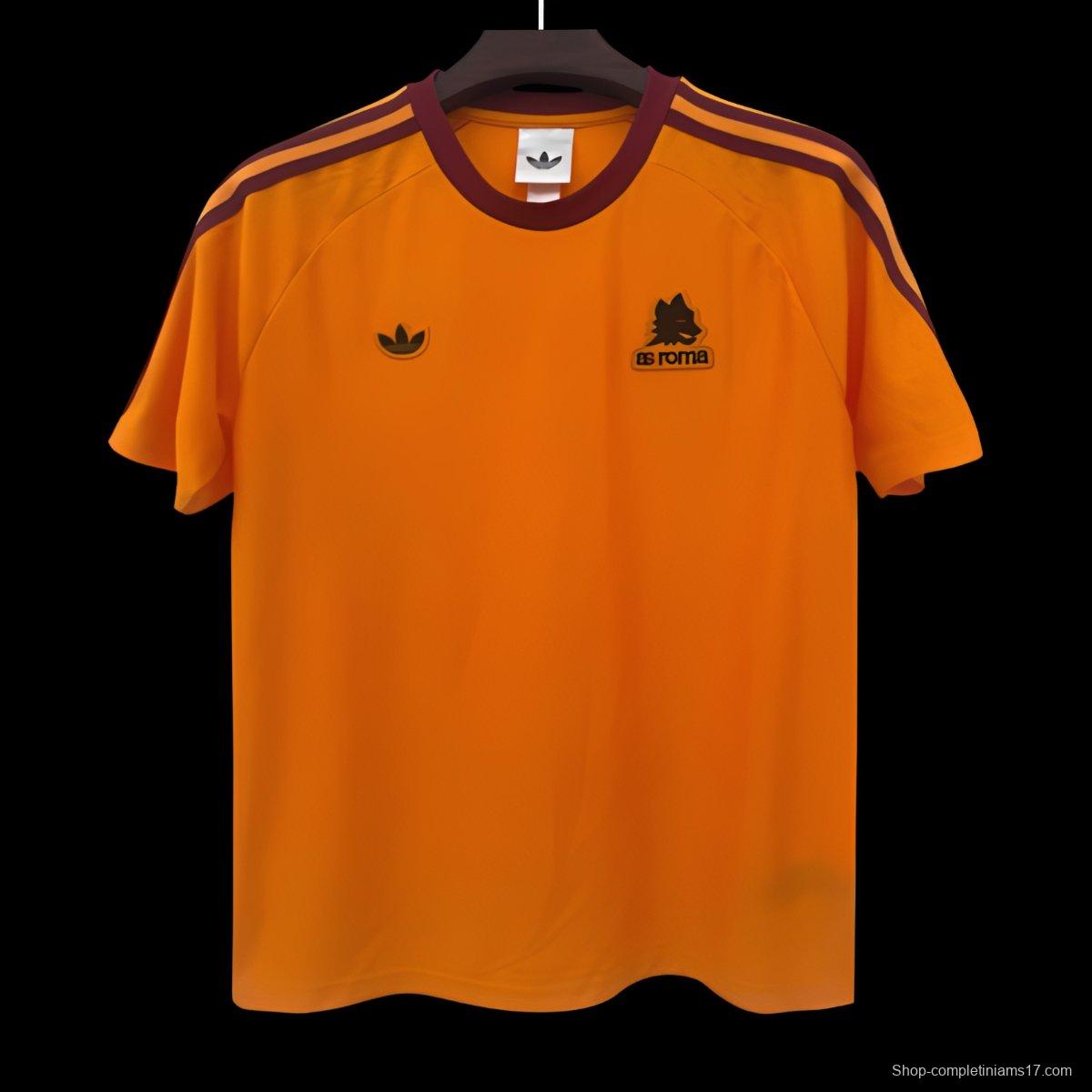 25/26 Roma Adidas Original Orange Jersey