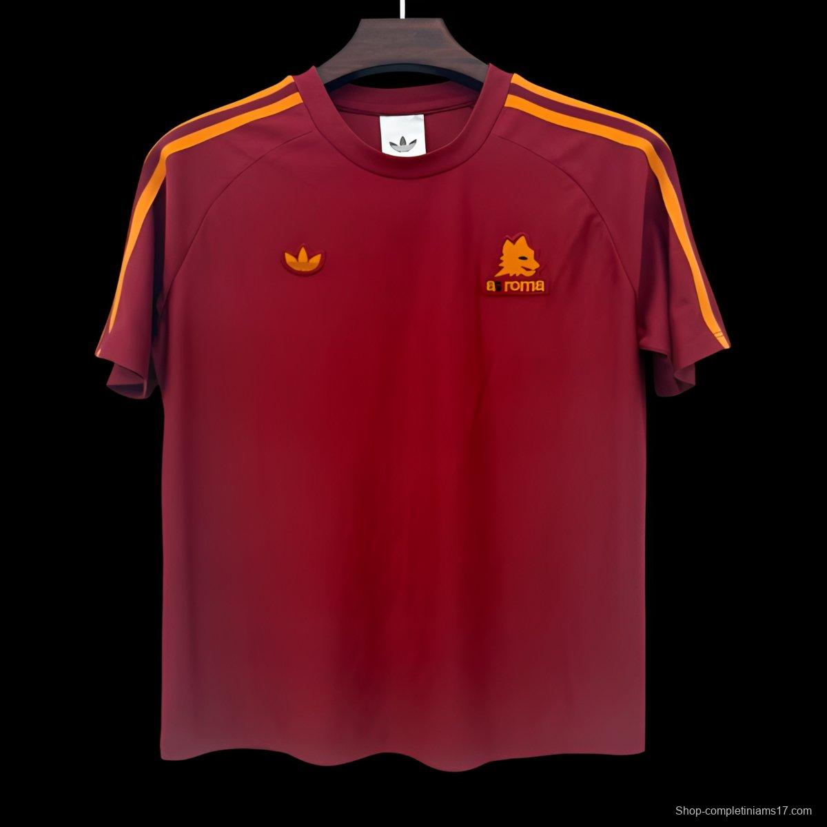 25/26 Roma Adidas Original Red Jersey
