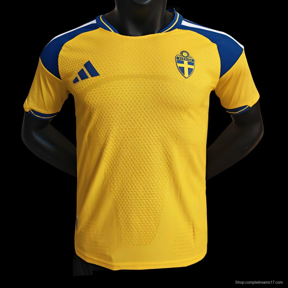 Player Version 2026 Sweden Home Jersey