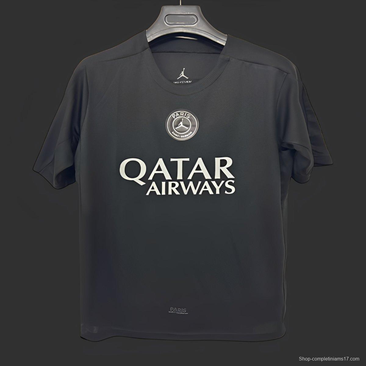 25/26 PSG Paris Saint-Germain Strike Top Black Jersey