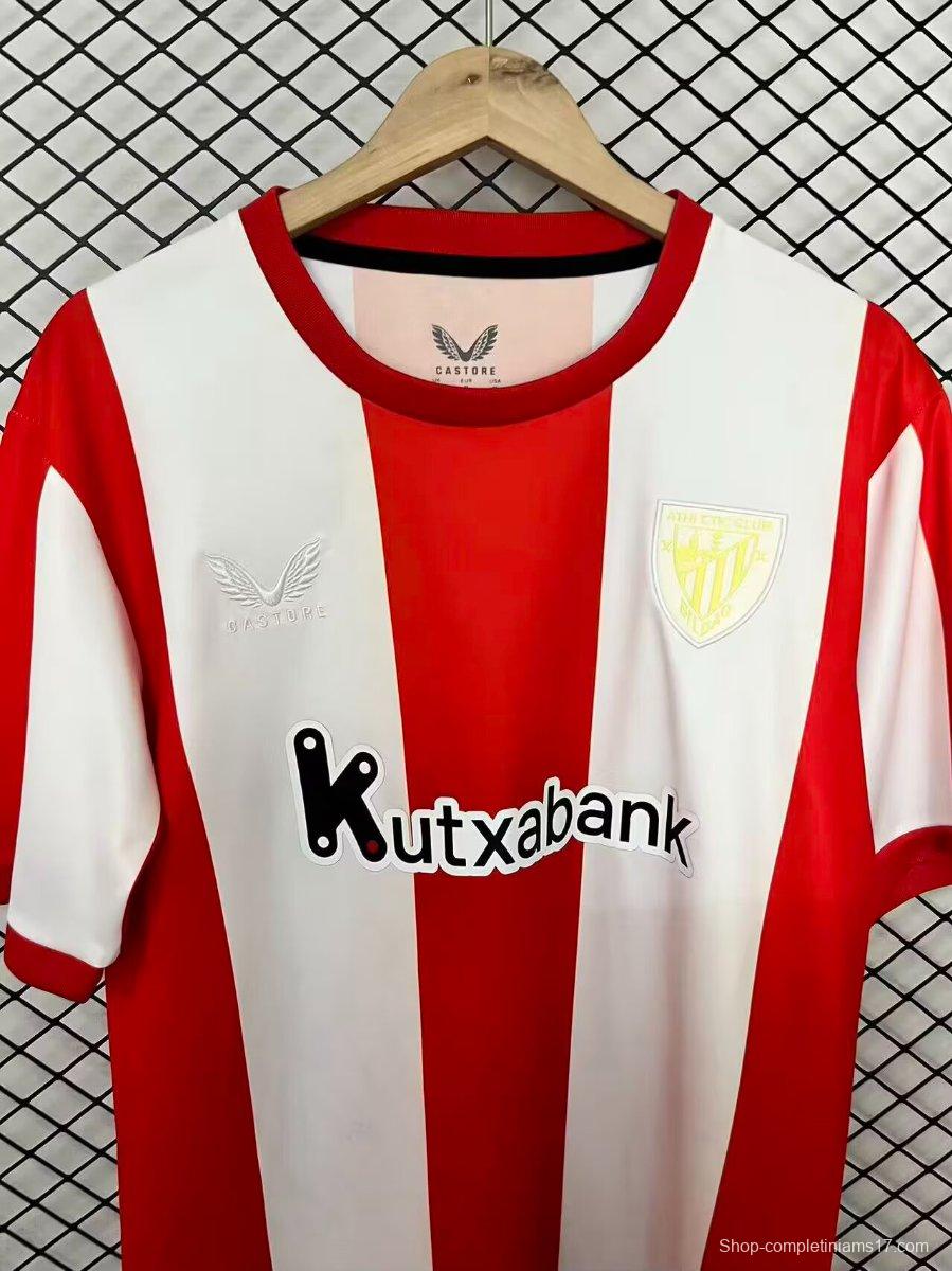 25/26 Athletic Club Bilbao Vintage Remake Home Jersey