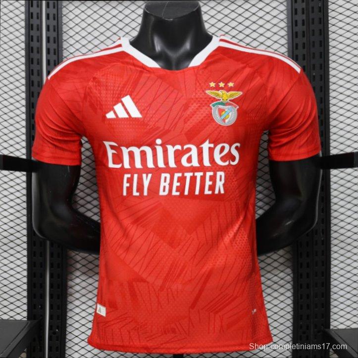 Player Version 26/27 SL Benfica Home Red Jersey