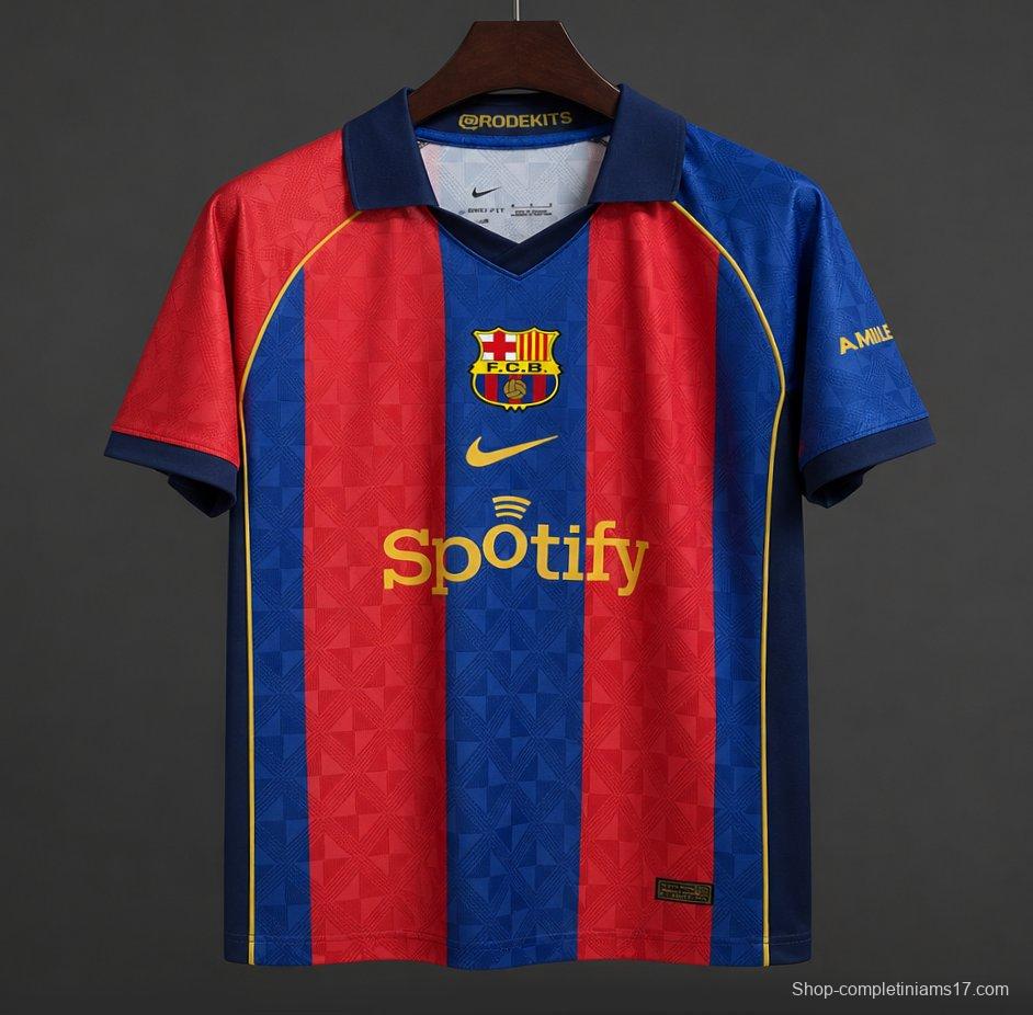 26/27 Barcelona Vintage-Inspired Home Football Jersey