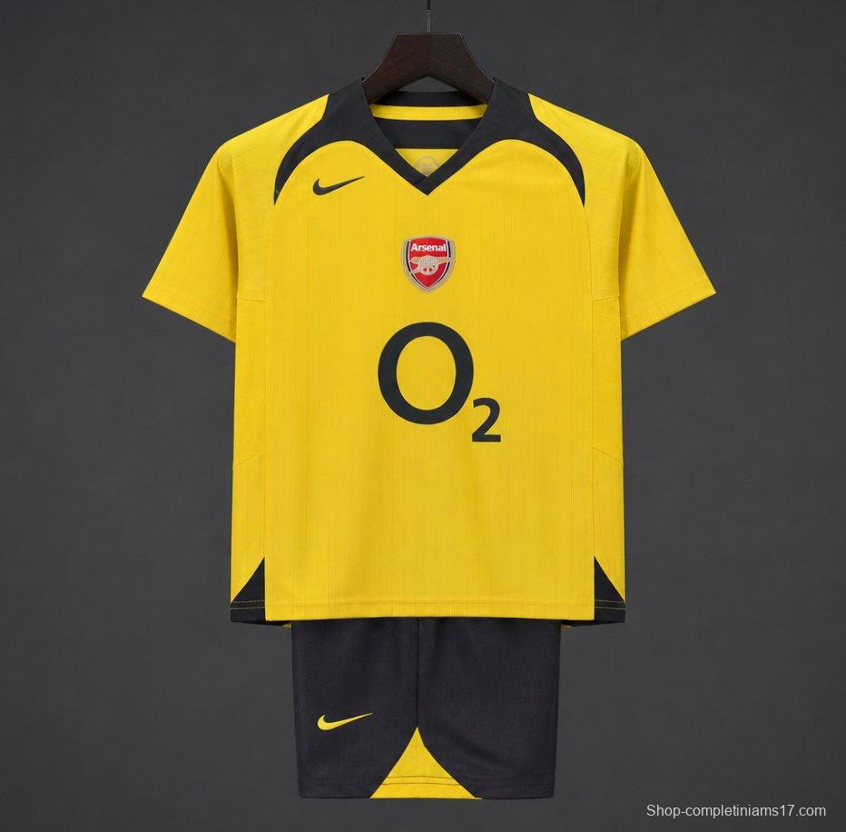Retro Kids 05/06 Arsenal Away Jersey