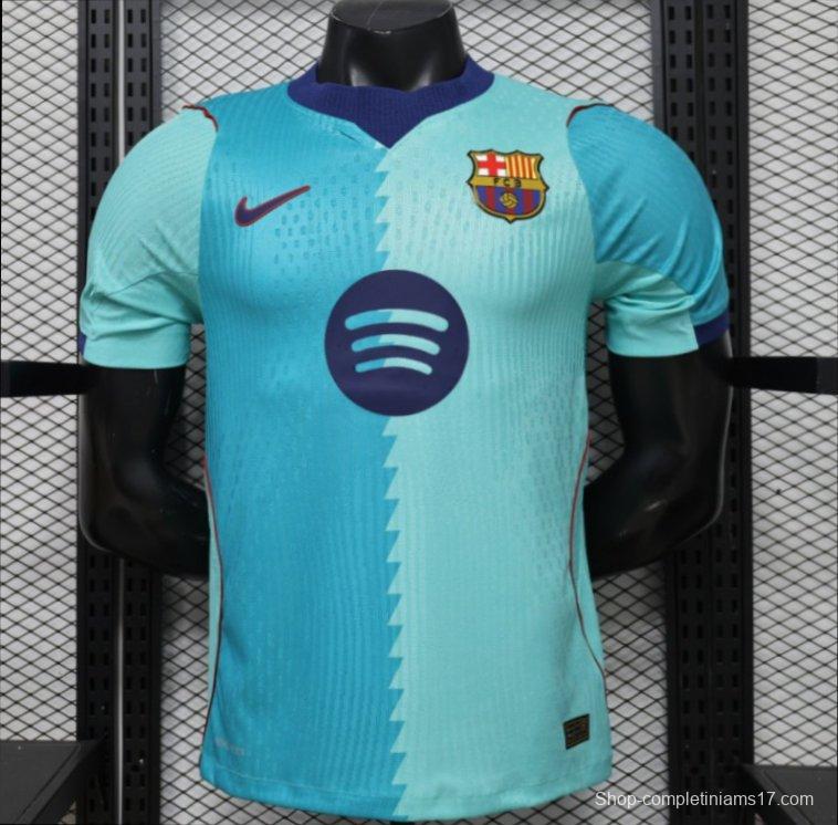 Player Version 26/27 FC Barcelona Teal & Aqua BlueThird Jersey