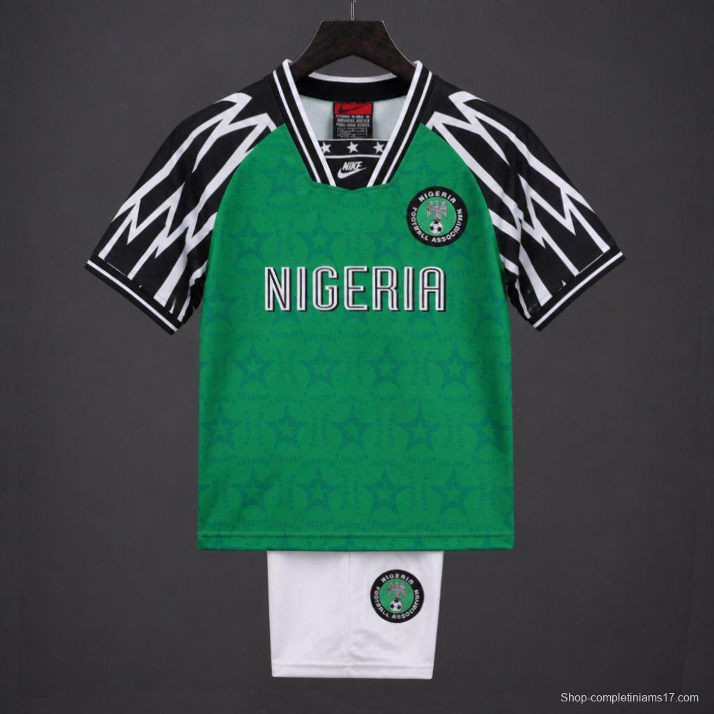 Retro Kids 1994 Nigeria Home Jersey