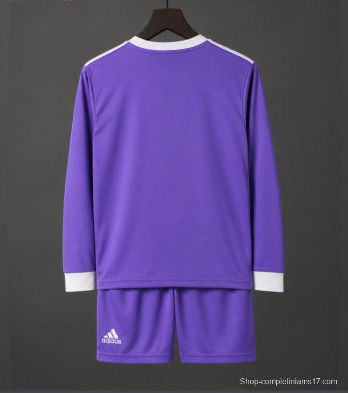 Retro Kids 16/17 Real Madrid Away Long Sleeve Jersey