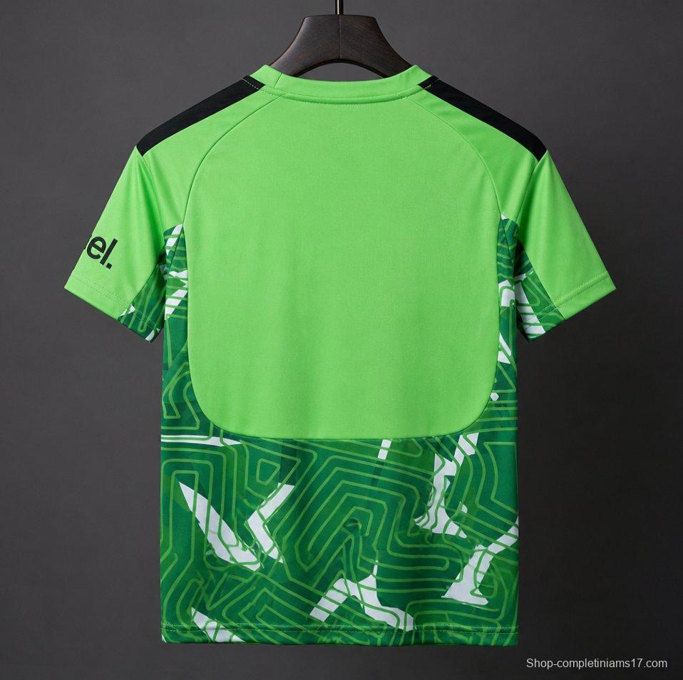 26/27 Arsenal Goalkeeper Neon Green/Dark Green Jersey