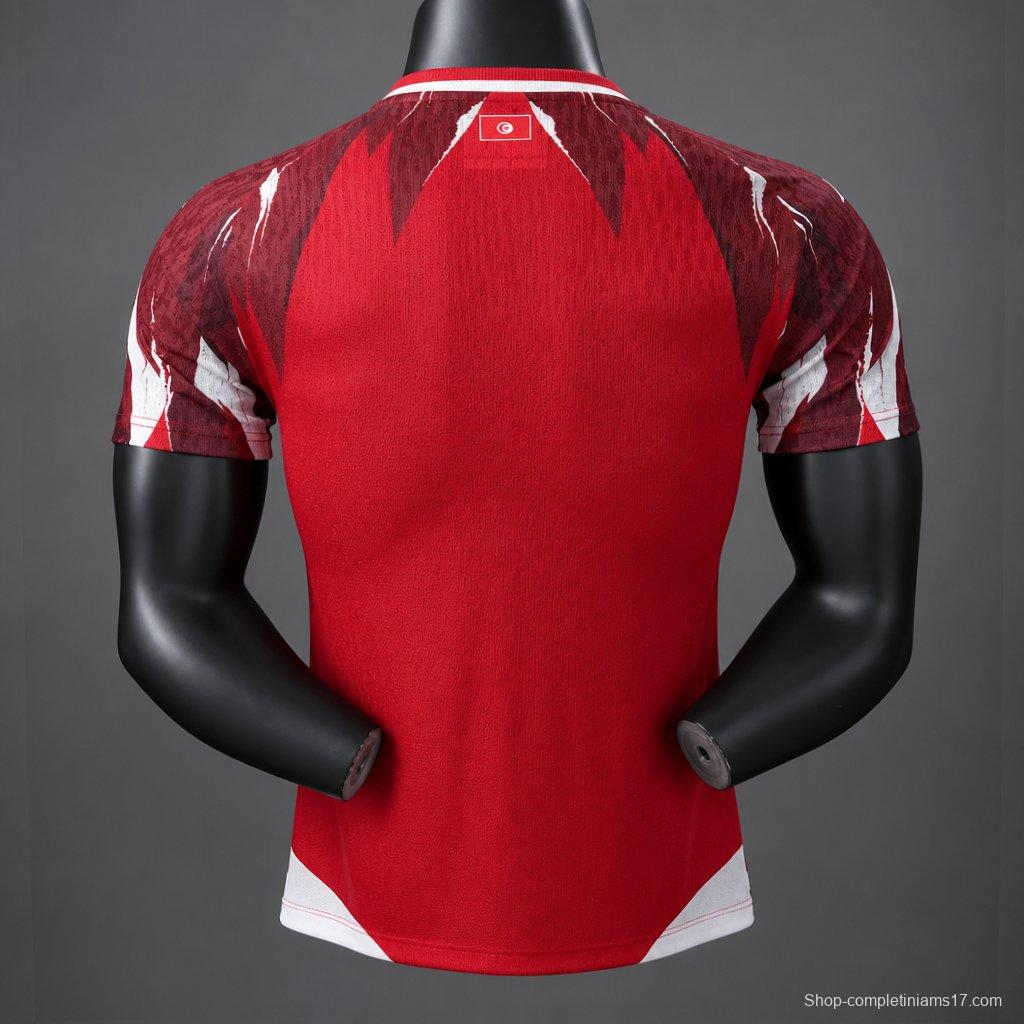 Player Version 2026 Tunisia Home Jersey