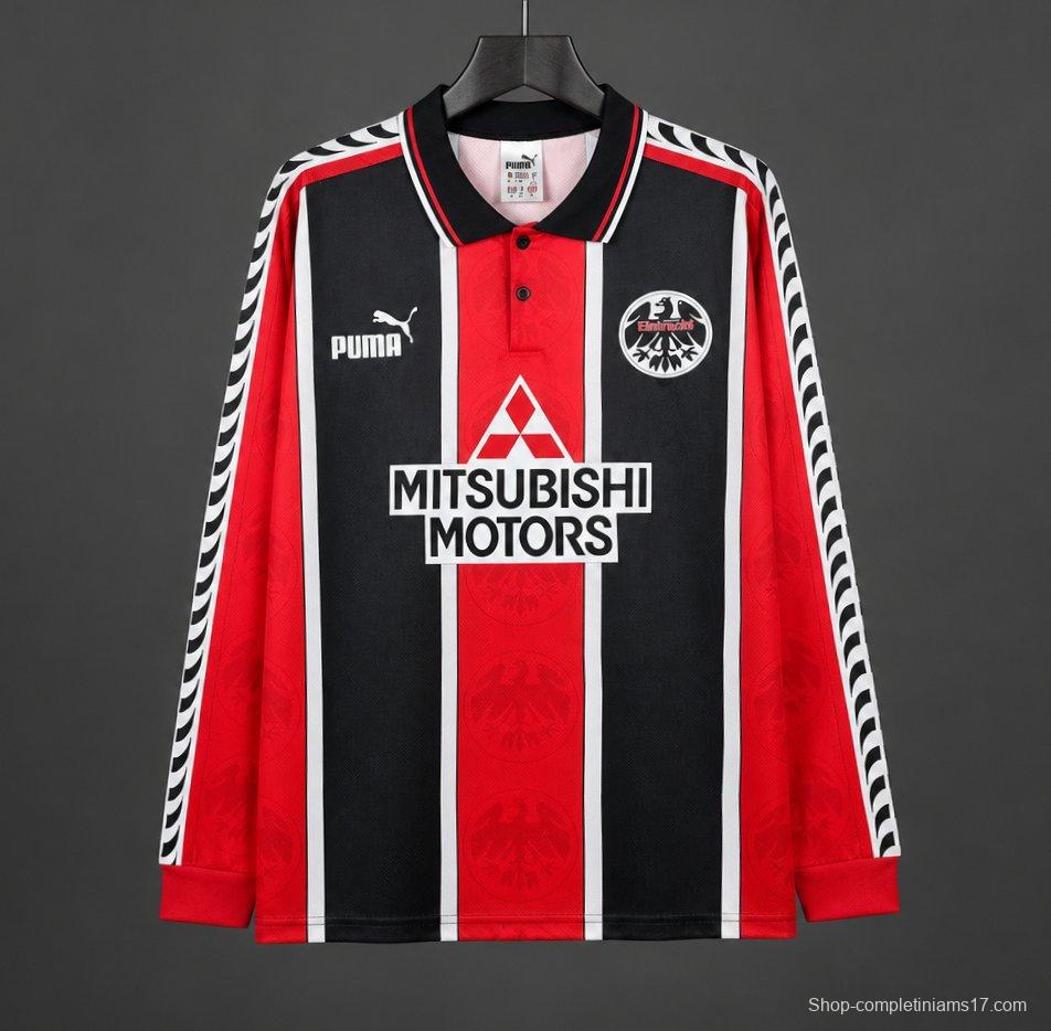 Retro 95/96 Eintracht Frankfurt Home Long Sleeve Jersey