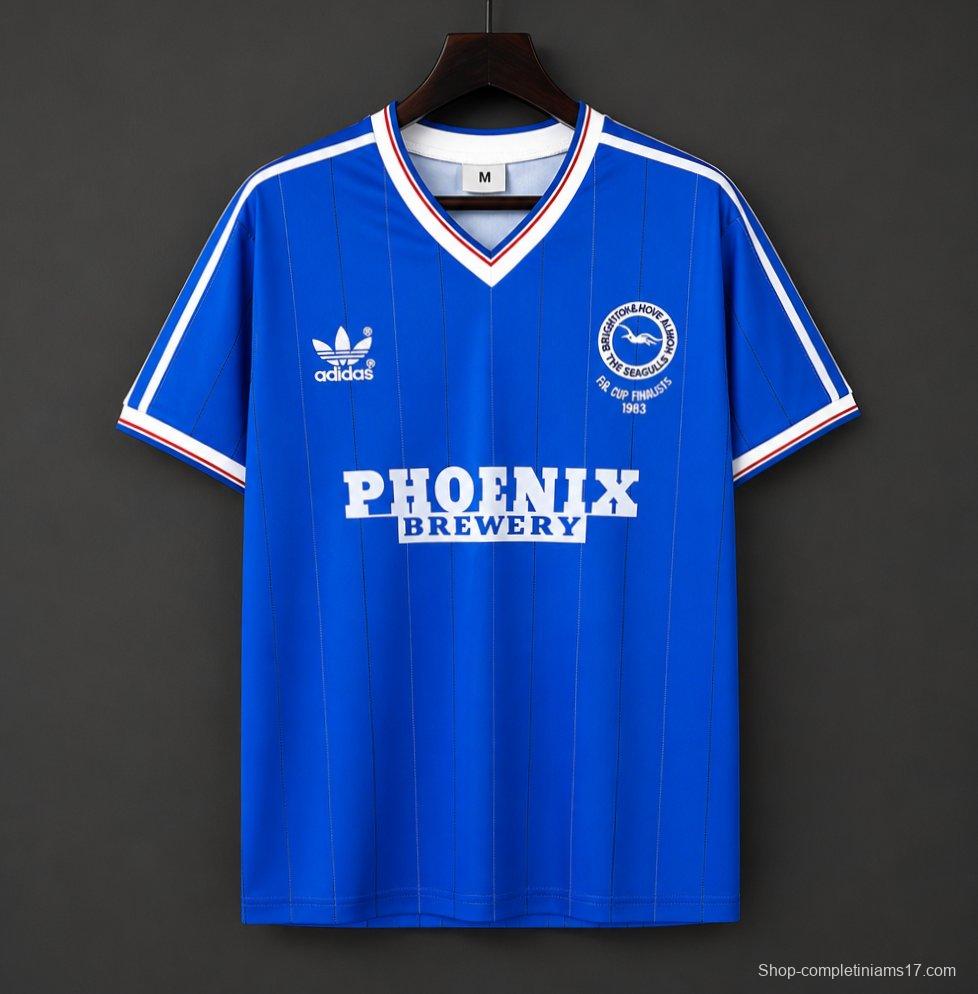 Retro 83/84 Brighton Hove Albion Home Jersey