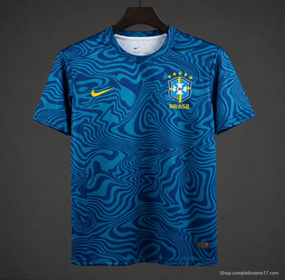 2026 Brazil Academy Pro Pre-Match Light Menta/Photo Blue Jersey