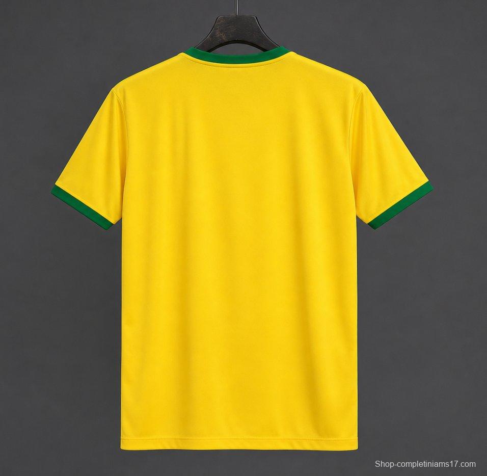 Retro 2014 Brazil Home Jersey