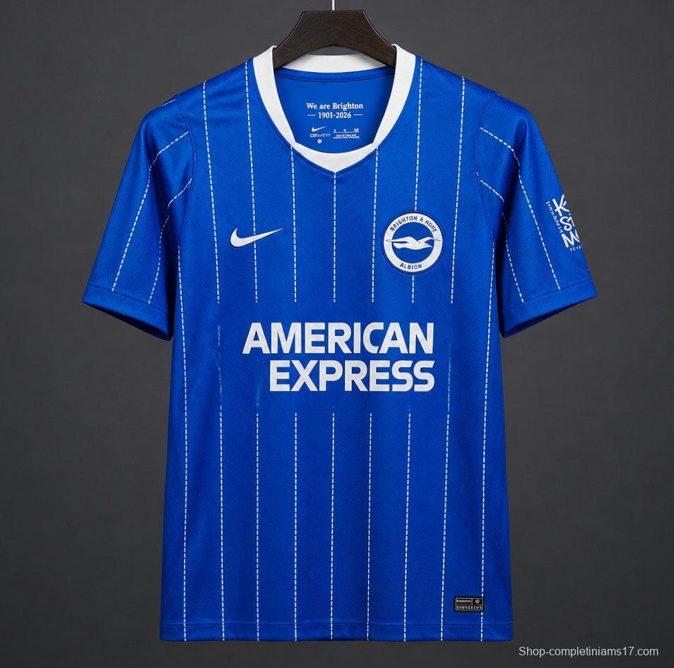 26/27 Brighton Hove Aibion Home Jersey