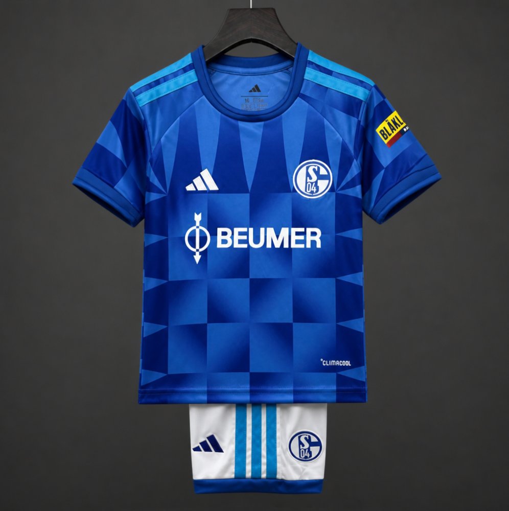 26/27 Kids Schalke Home Jersey