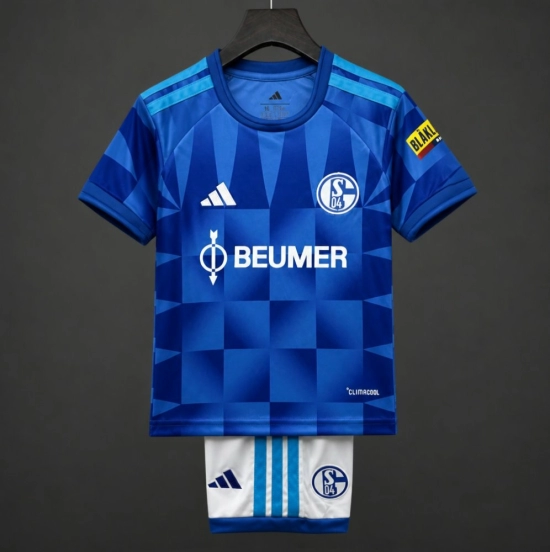 26/27 Kids Schalke Home Jersey