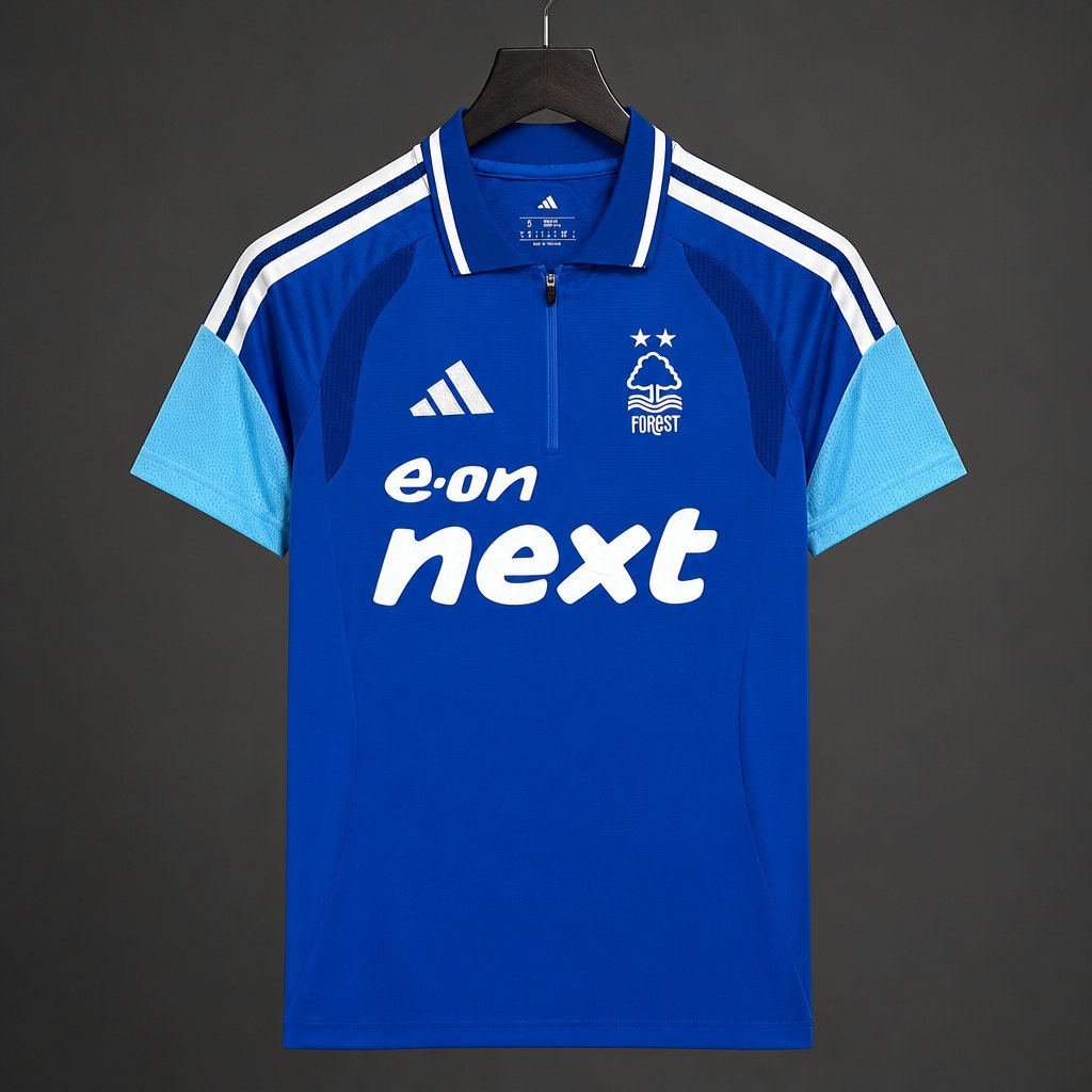 26/27 Nottingham Forest Blue Polo Jersey