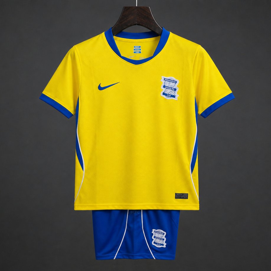 26/27 Kids Birmingham City Away Yellow Kits Jersey