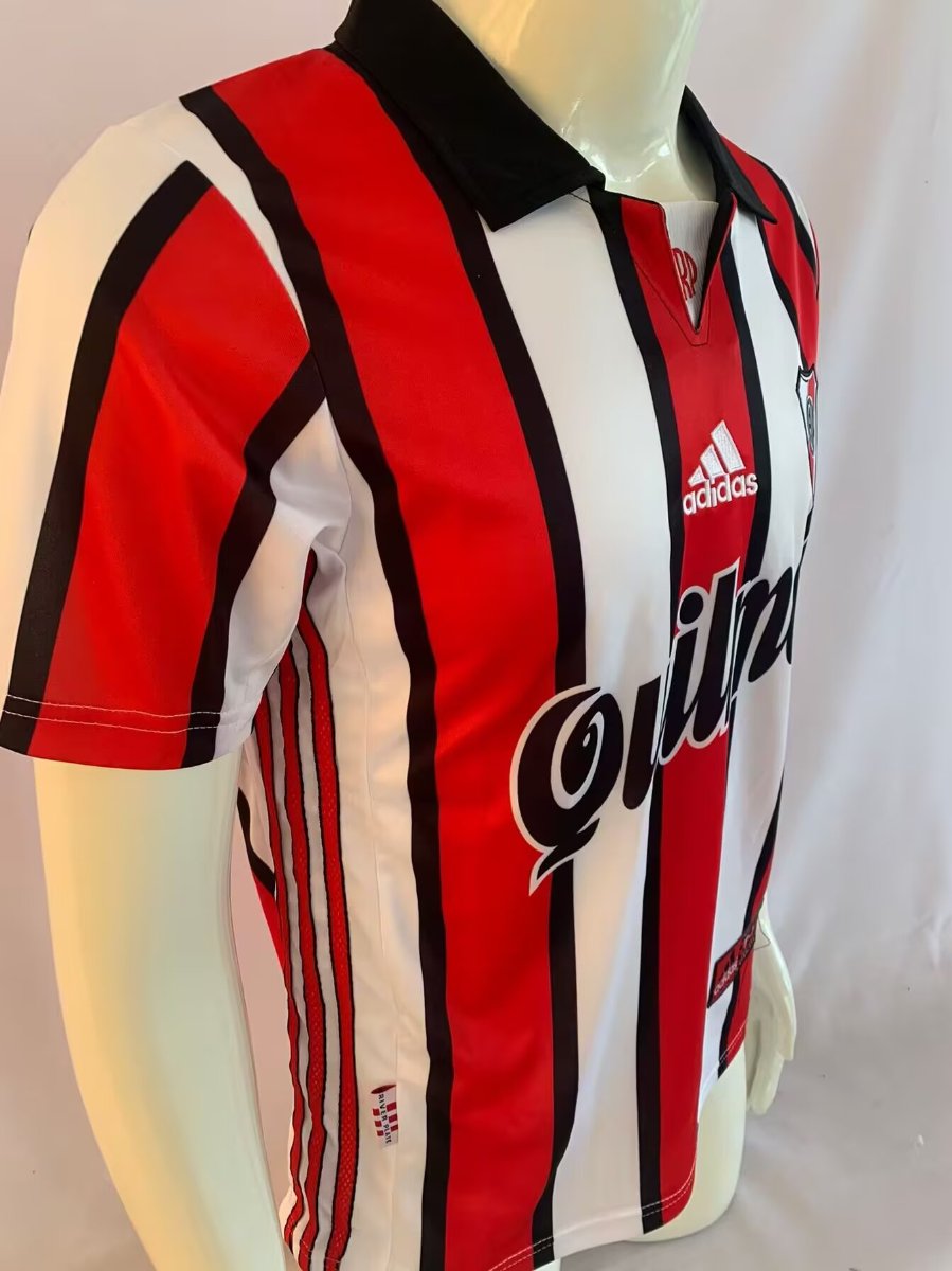 Retro 99/00 River Plate Third Red/White  Stripes Jersey