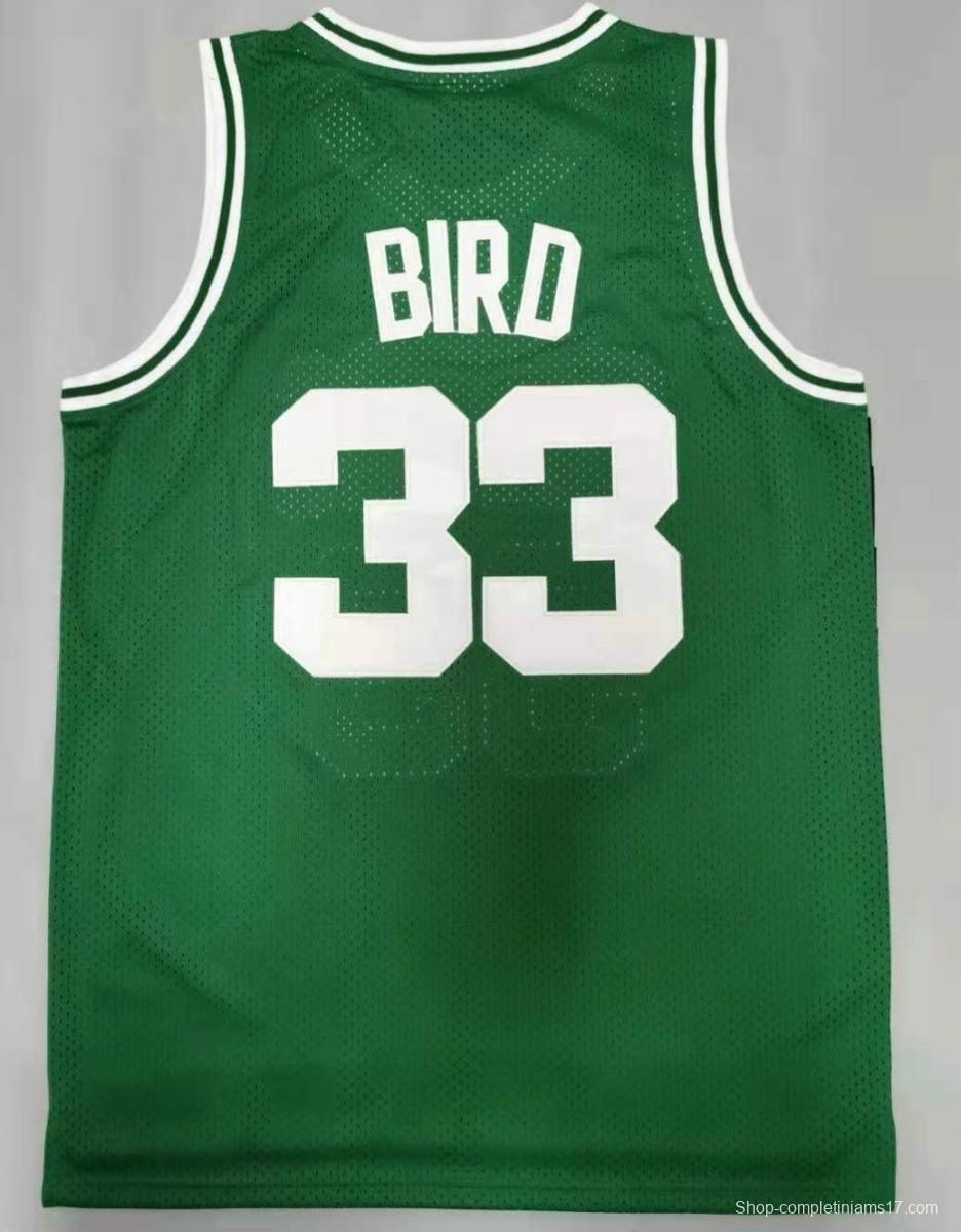 Retro NBA Celtics Jersey M&N Bird #33